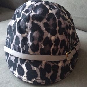 Coach Newsboy Leopard Cap